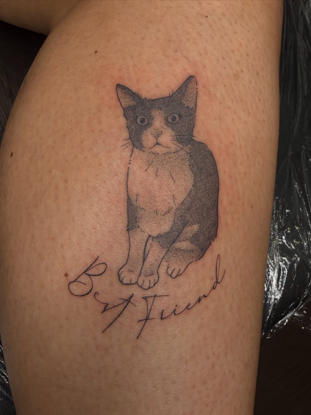 Tattoo by @munsterjamtattoos — realism, lettering_script