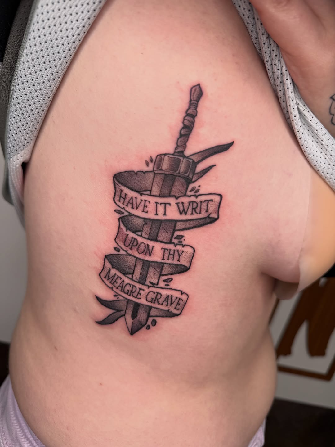 Tattoo by @munsterjamtattoos — lettering_script