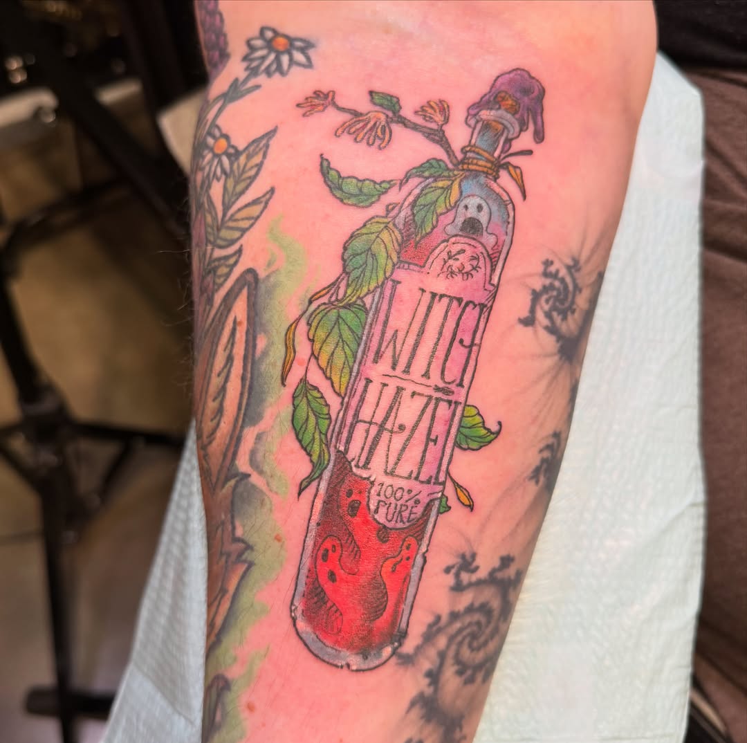Tattoo by @rebekatattoos โ new_school, trash_polka