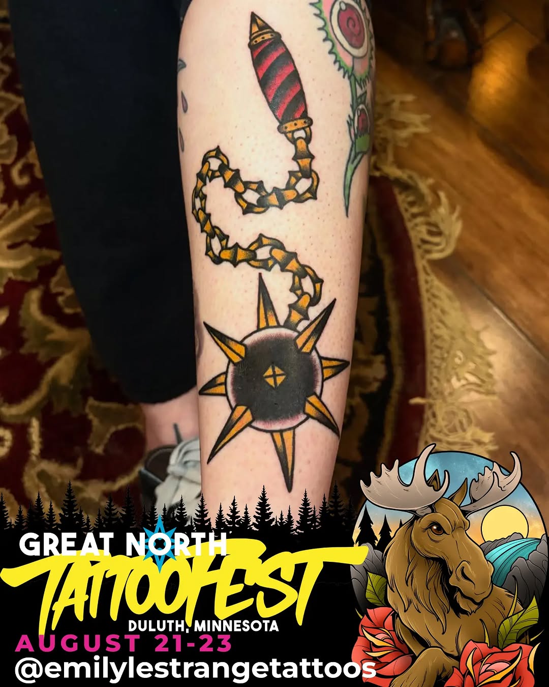 Tattoo by @emilylestrangetattoos — american_traditional