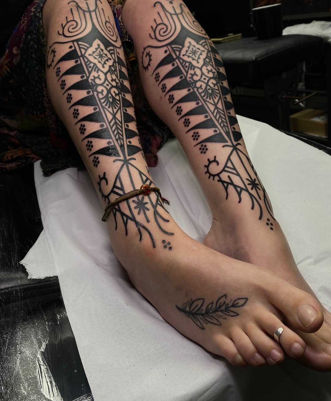 Tattoo by @bimtxtt — blackwork, tribal