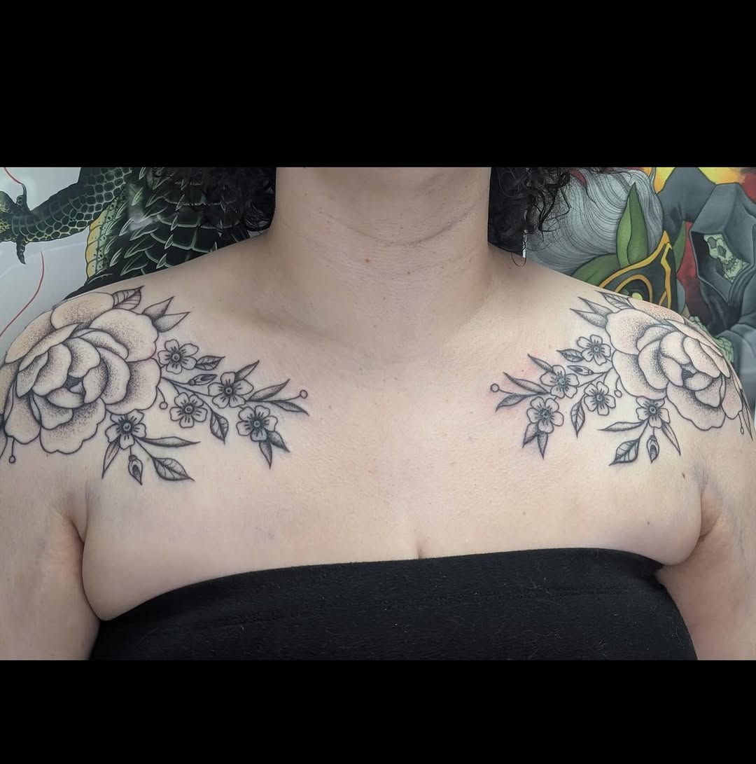 Tattoo by @qualiitygreen — illustrative, black_and_grey