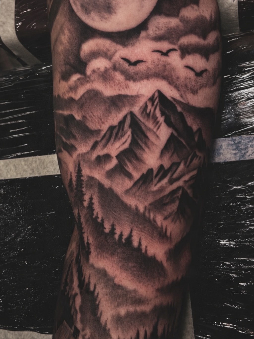 Tattoo by @nefdraws — realism, black_and_grey