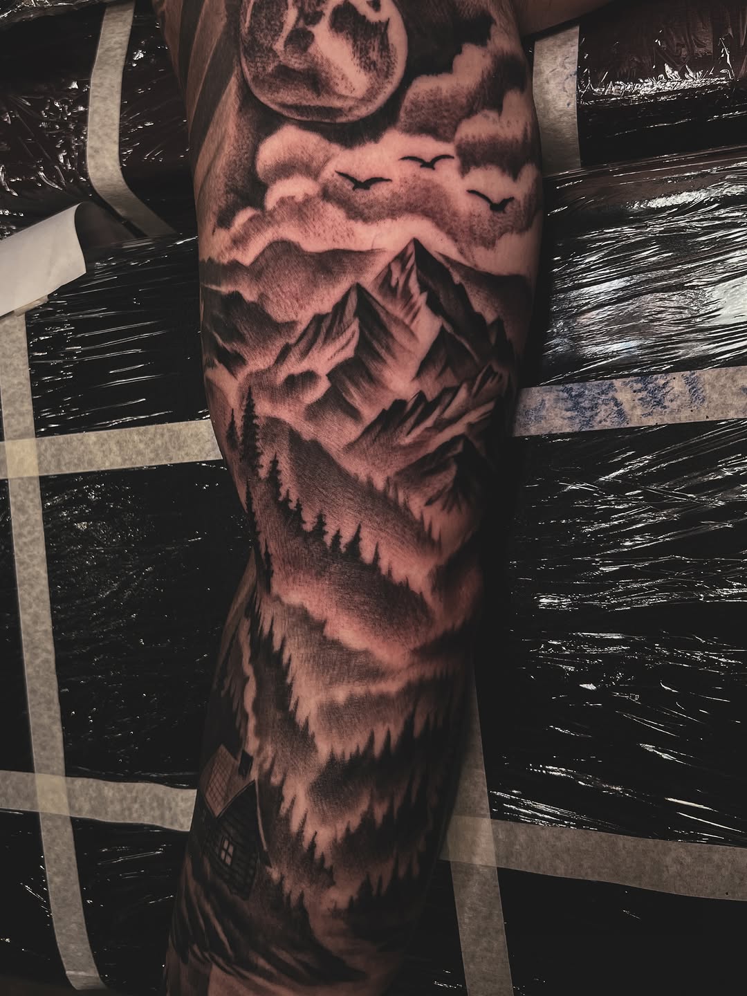 Tattoo by @nefdraws — realism, black_and_grey