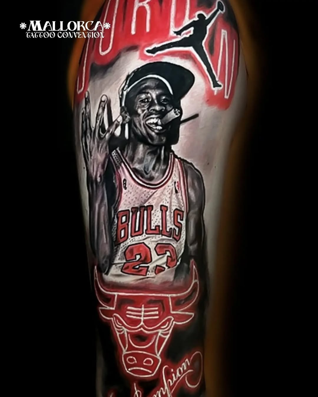 Tattoo by @gustavo.bulldogtattoo — realism, black_and_grey