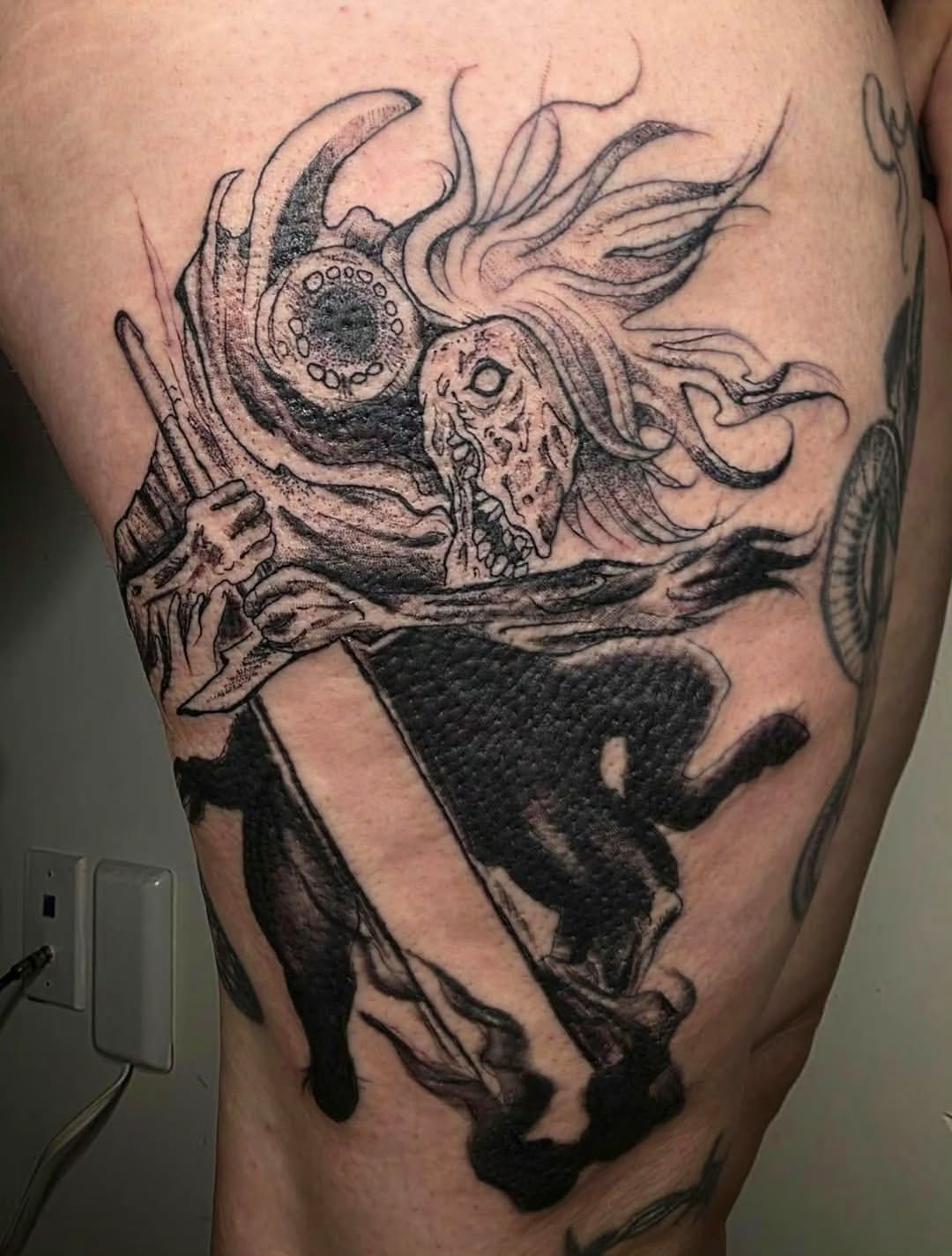 Tattoo by @bblackhoundd โ dark_realism, illustrative