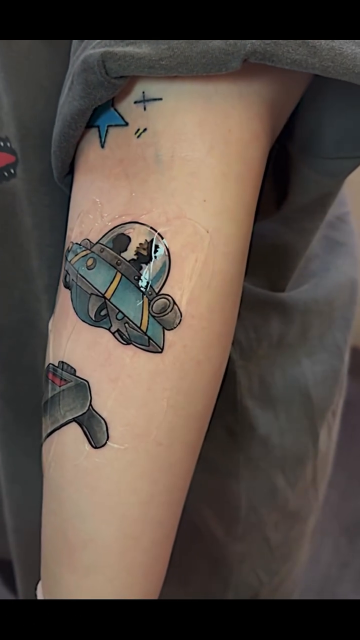 Tattoo by @ict_tattoo — illustrative, new_school