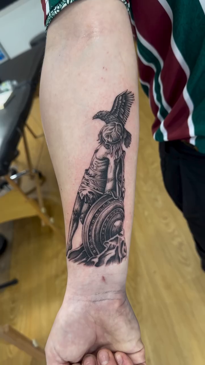 Tattoo by @irishmatt_tattoo — black_and_grey, realism
