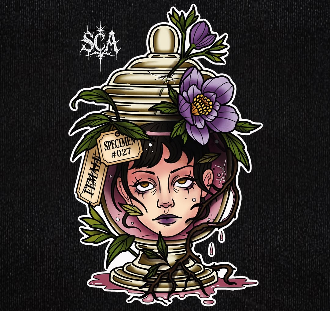 Tattoo by @spookycreature.art โ neo_traditional