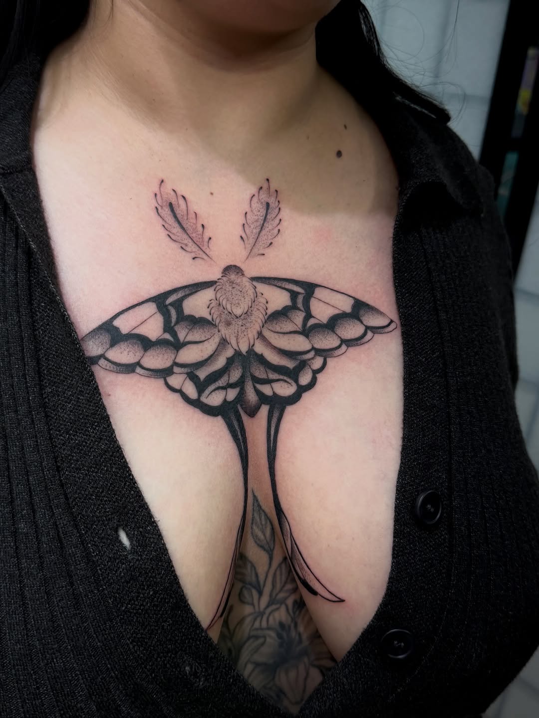 Tattoo by @ttt.christian — blackwork