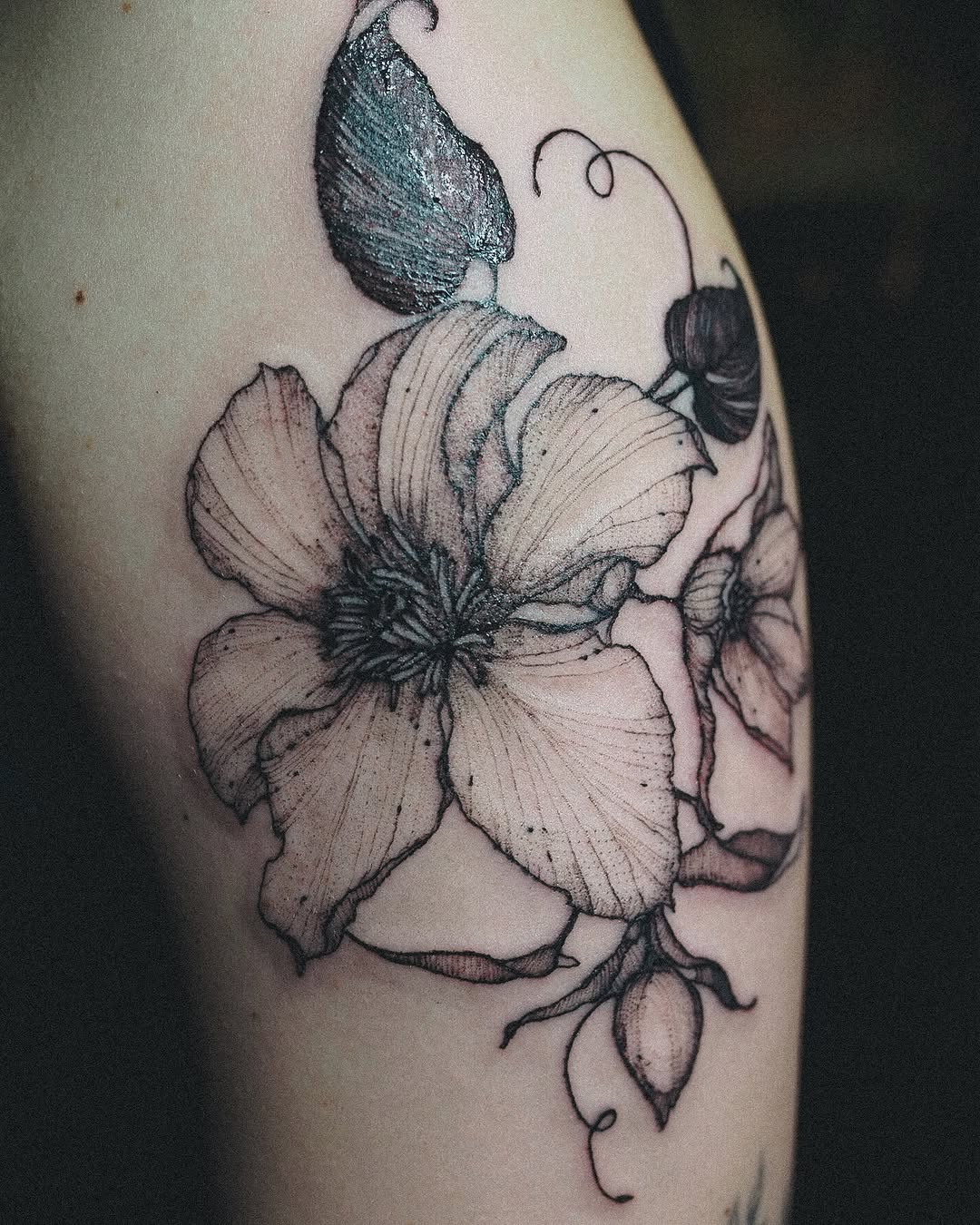 Tattoo by @inksbyn — black_and_grey