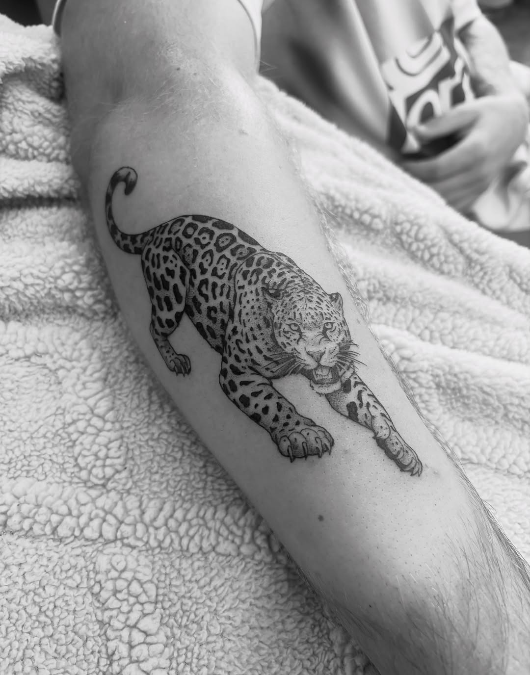 Tattoo by @secretlinetattoo — blackwork