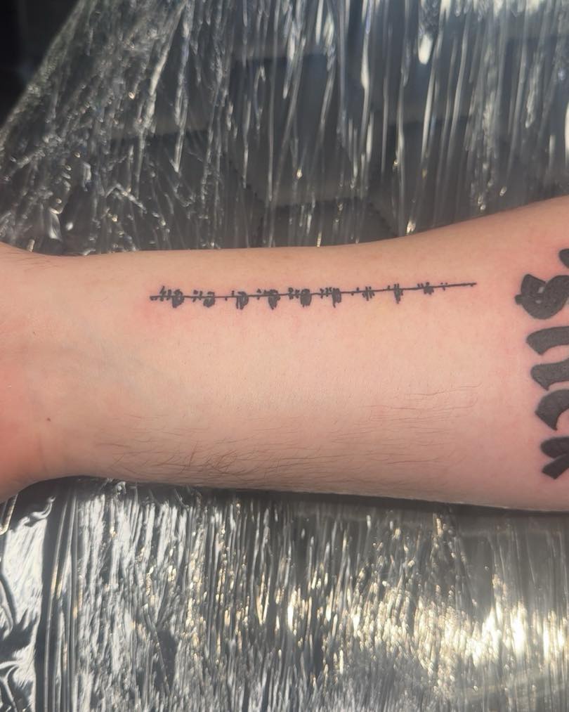 Tattoo by @majestic.ink_ — fine_line, lettering_script