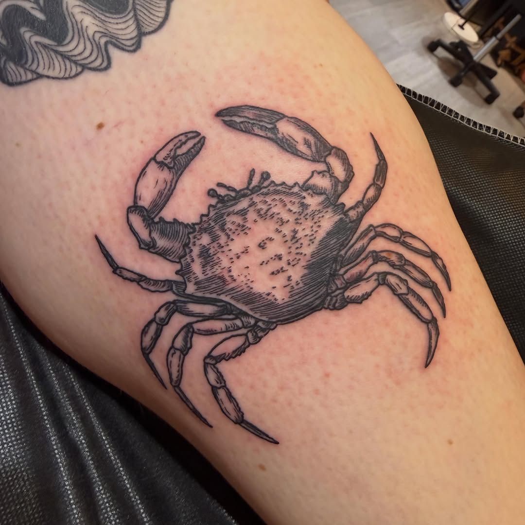Tattoo by @ummmmm__no โ black_and_grey