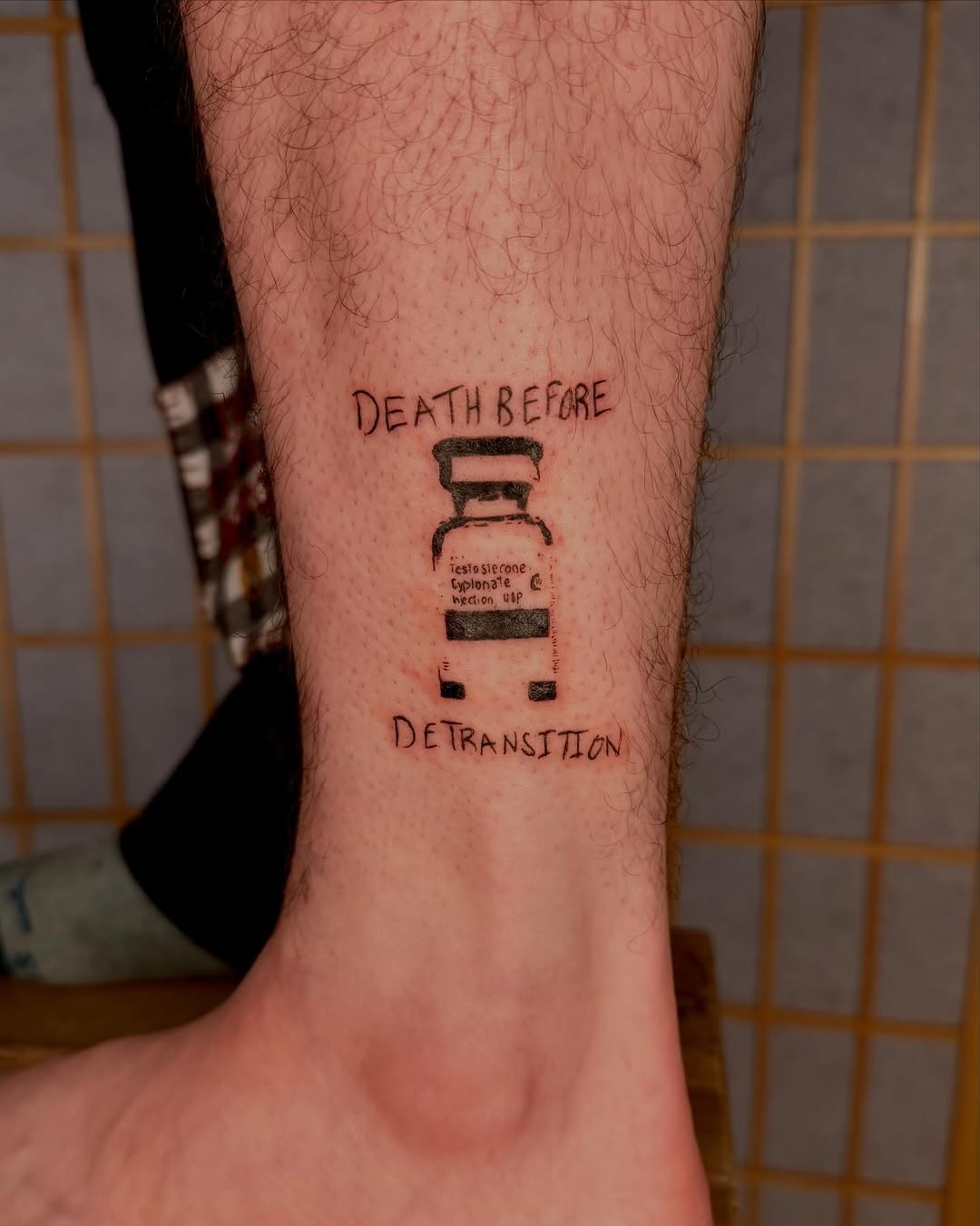 Tattoo by @slendels โ lettering_script, ignorant