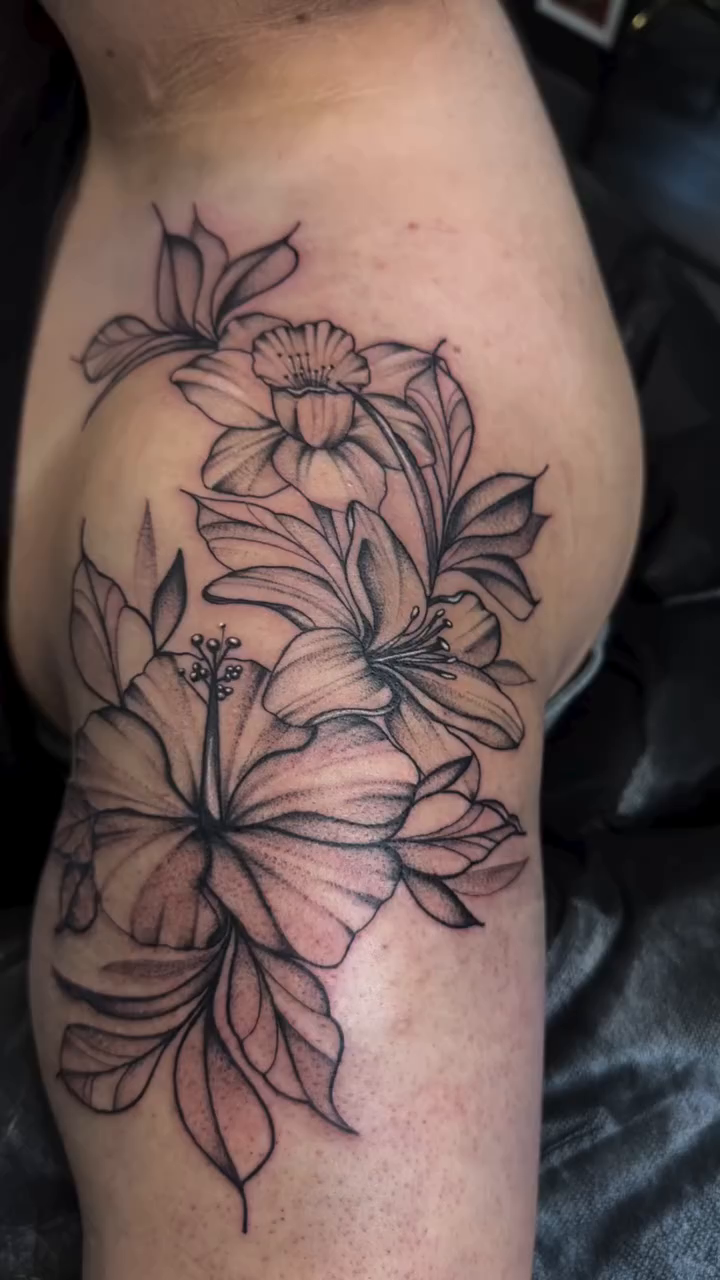 Tattoo by @tattoosby_cieraa — illustrative, black_and_grey