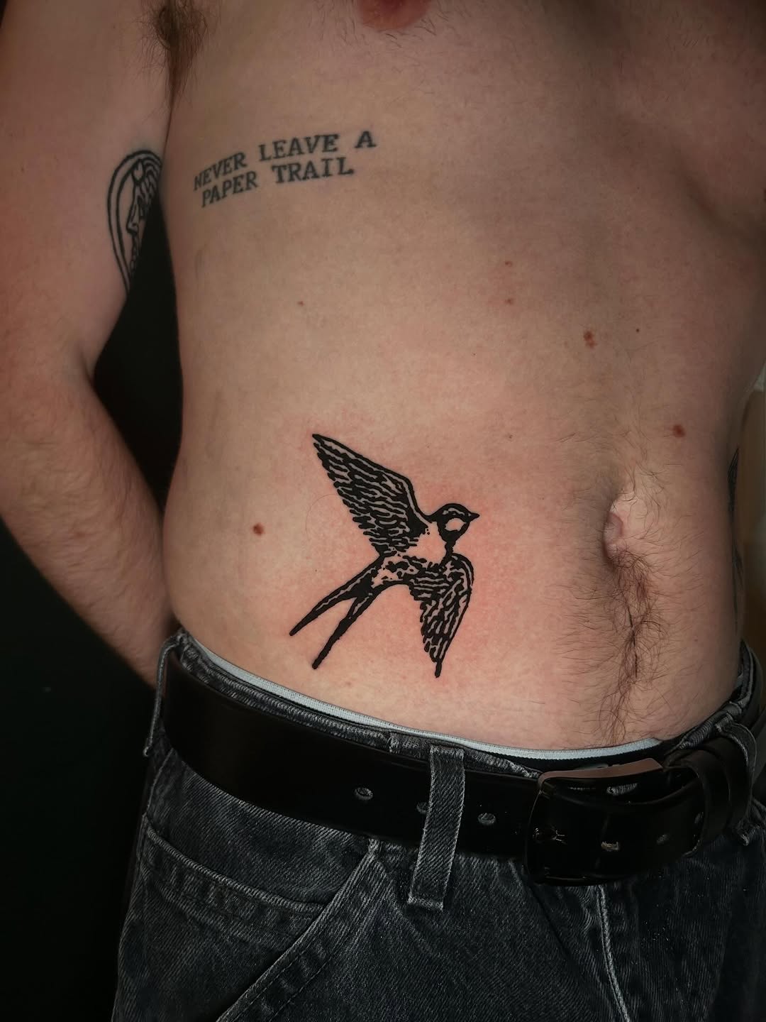 Tattoo by @kb_inkatl — blackwork
