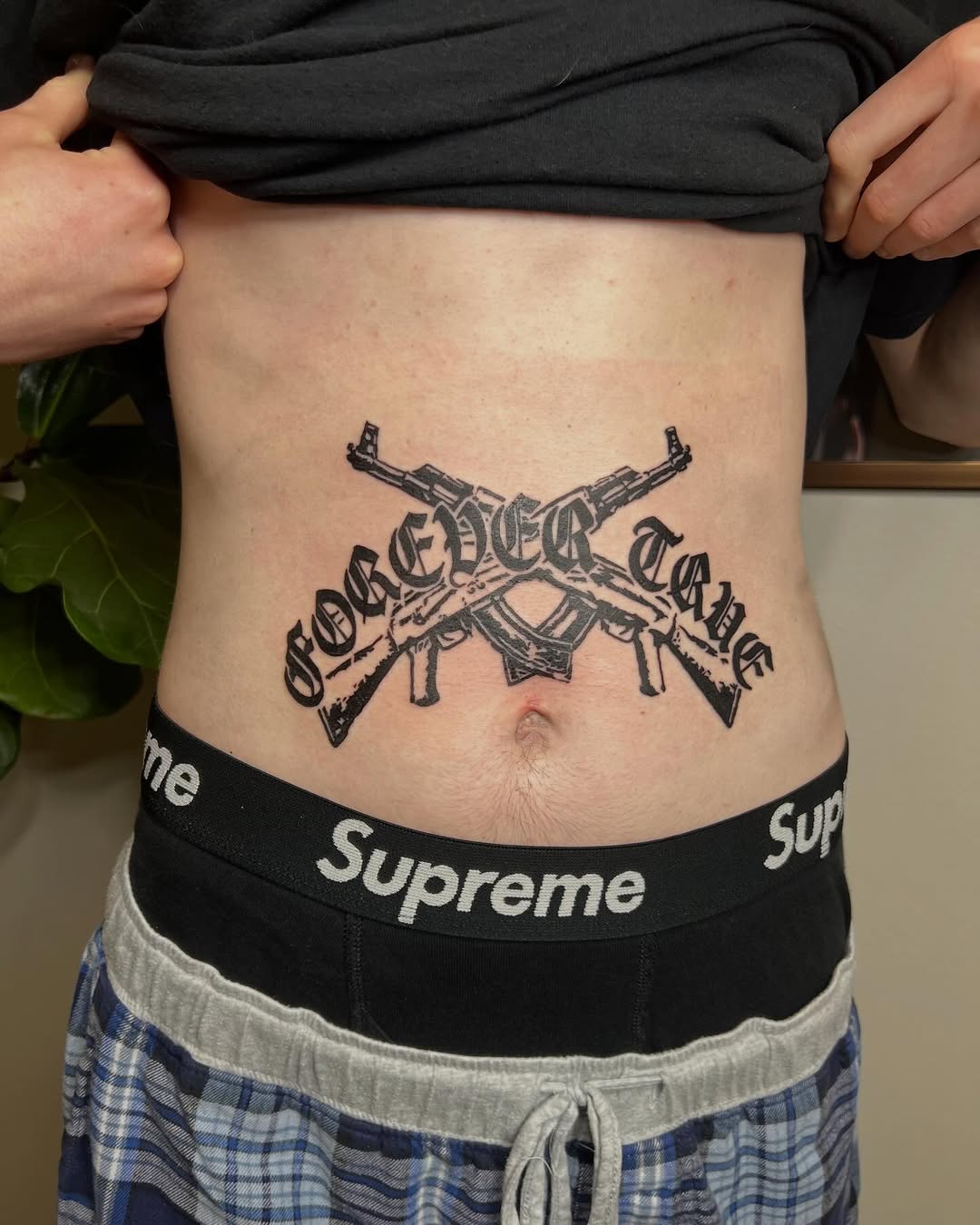 Tattoo by @ineedarocketlauncher — blackwork, lettering_script
