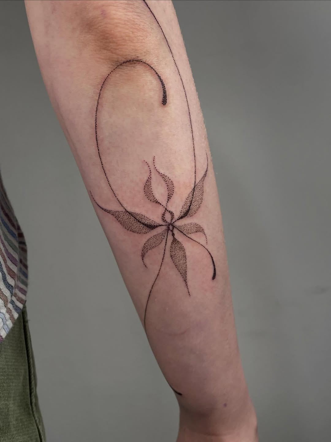 Tattoo by @gloomtimes — dotwork, fine_line