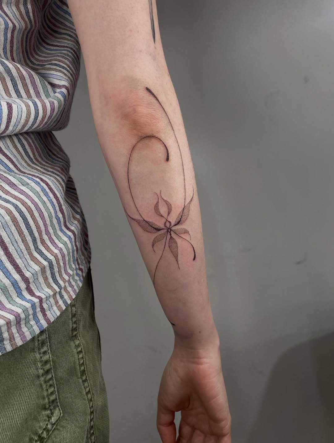 Tattoo by @gloomtimes — dotwork, fine_line