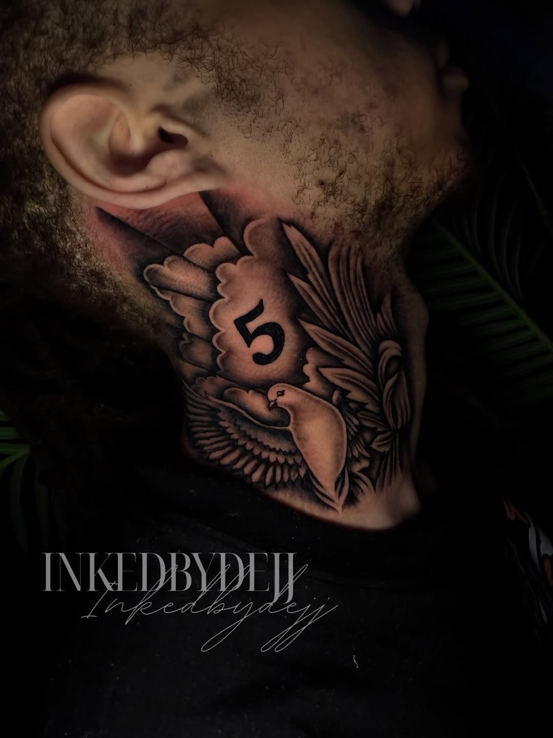 Tattoo by @inkedbydejj — black_and_grey, realism