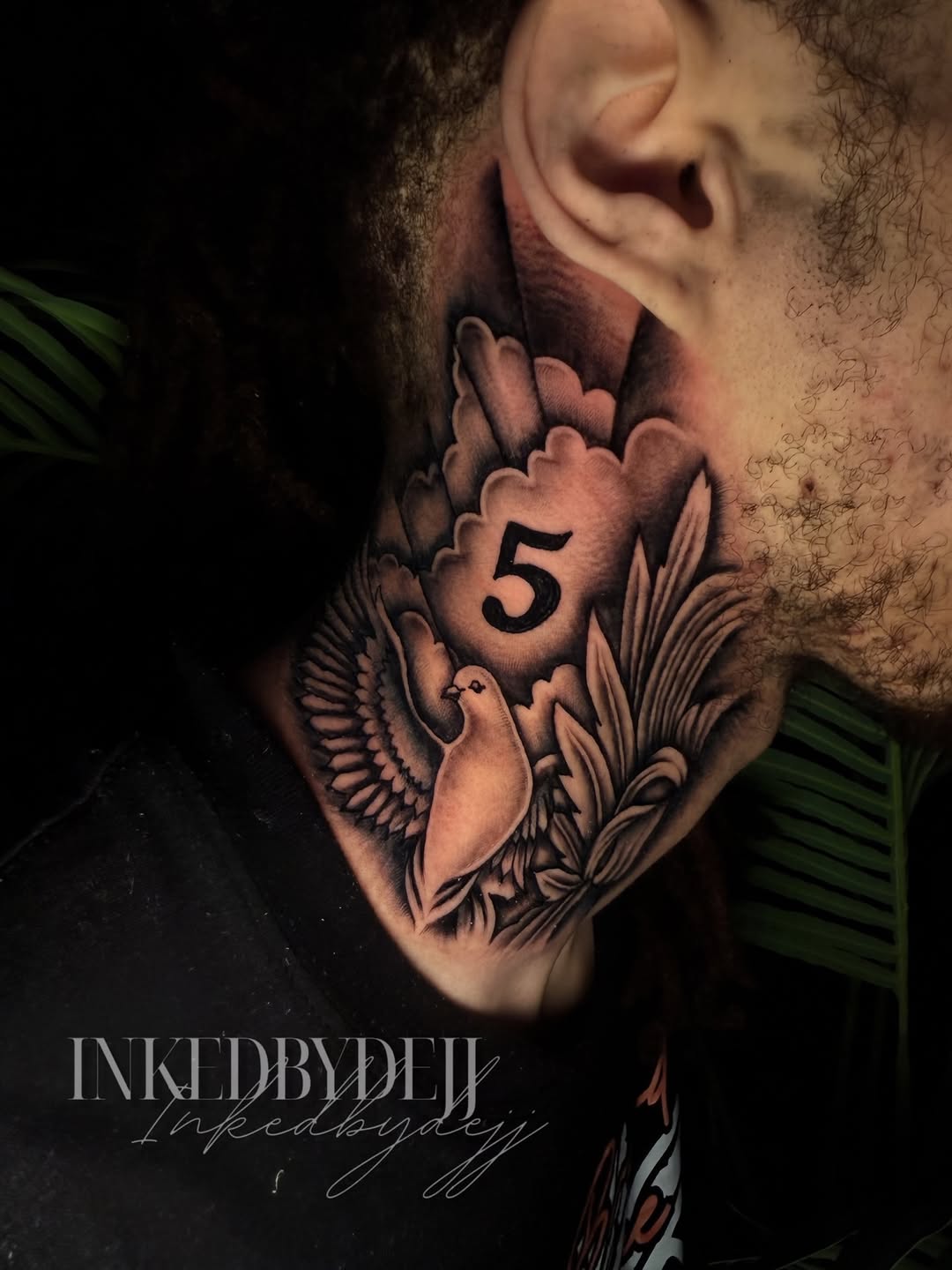 Tattoo by @inkedbydejj — black_and_grey, realism