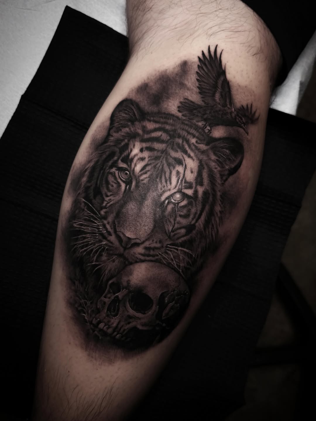 Tattoo by @irotasone β black_and_grey, realism