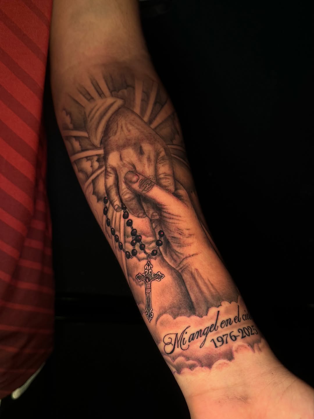 Tattoo by @inkedbydaniii — realism, lettering_script