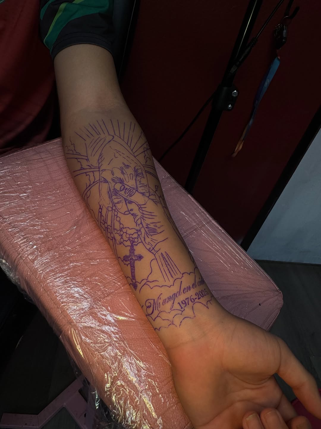 Tattoo by @inkedbydaniii — lettering_script, chicano