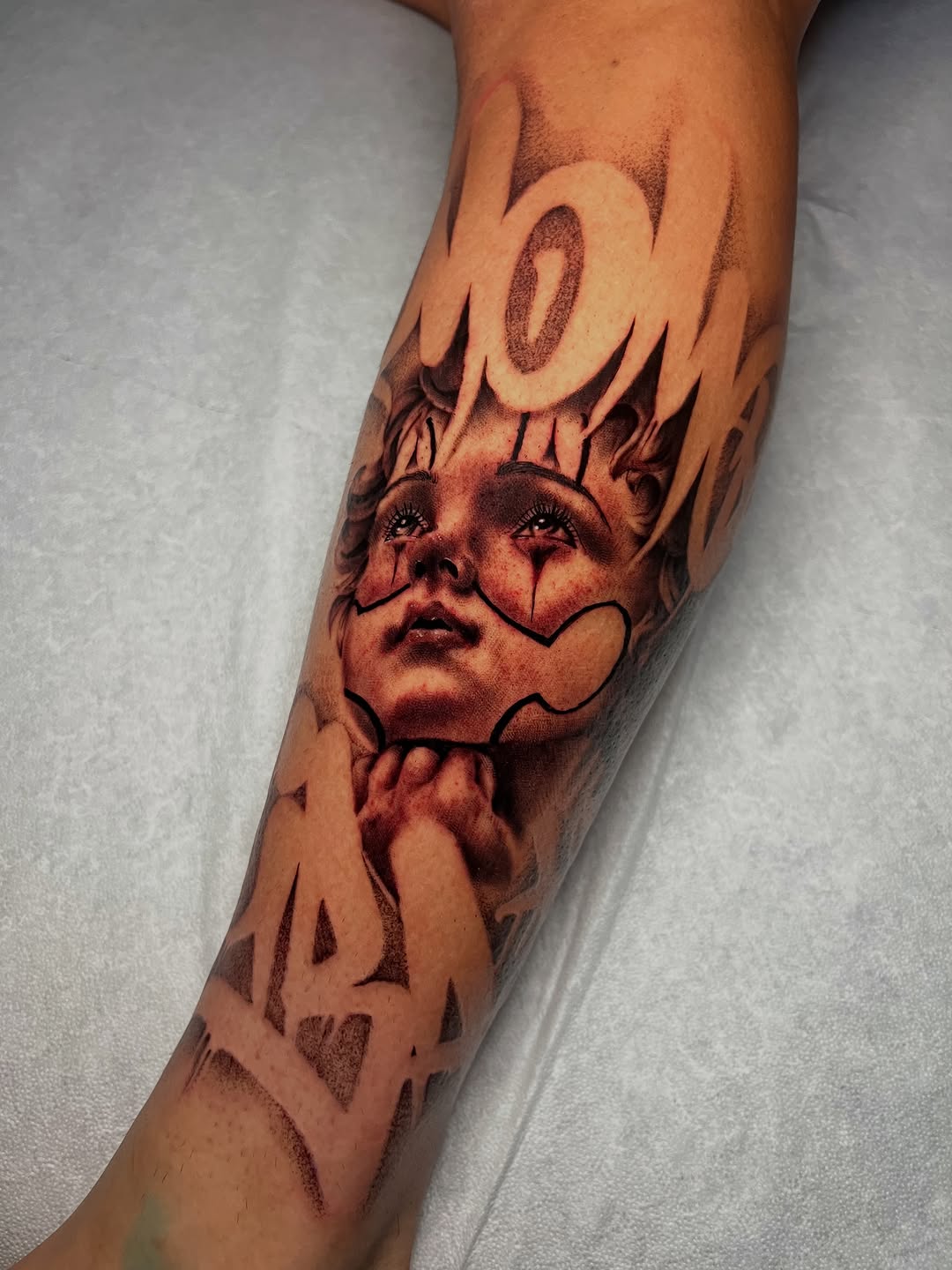 Tattoo by @blot_tattoo — black_and_grey