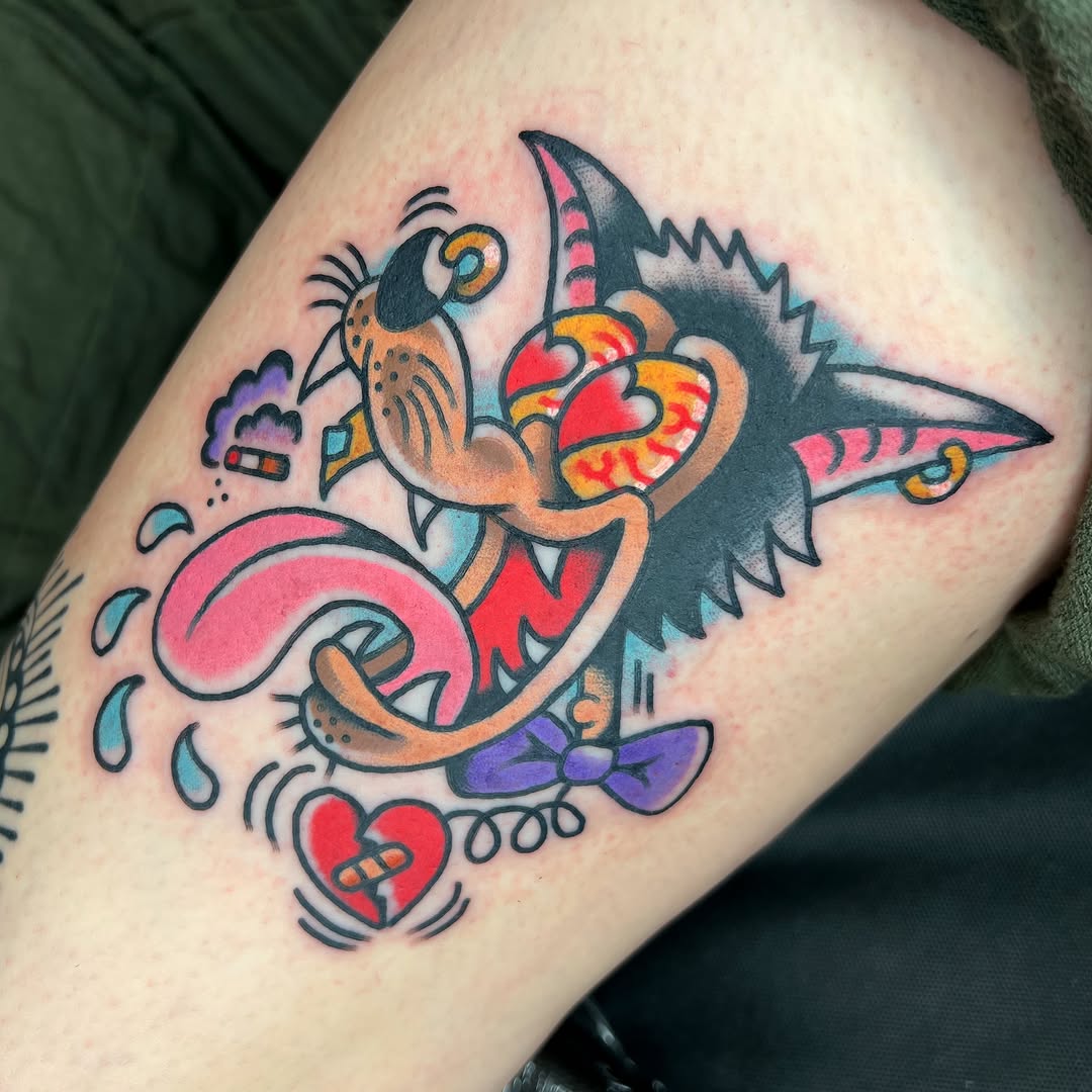 Tattoo by @tylerdavistattoo — new_school