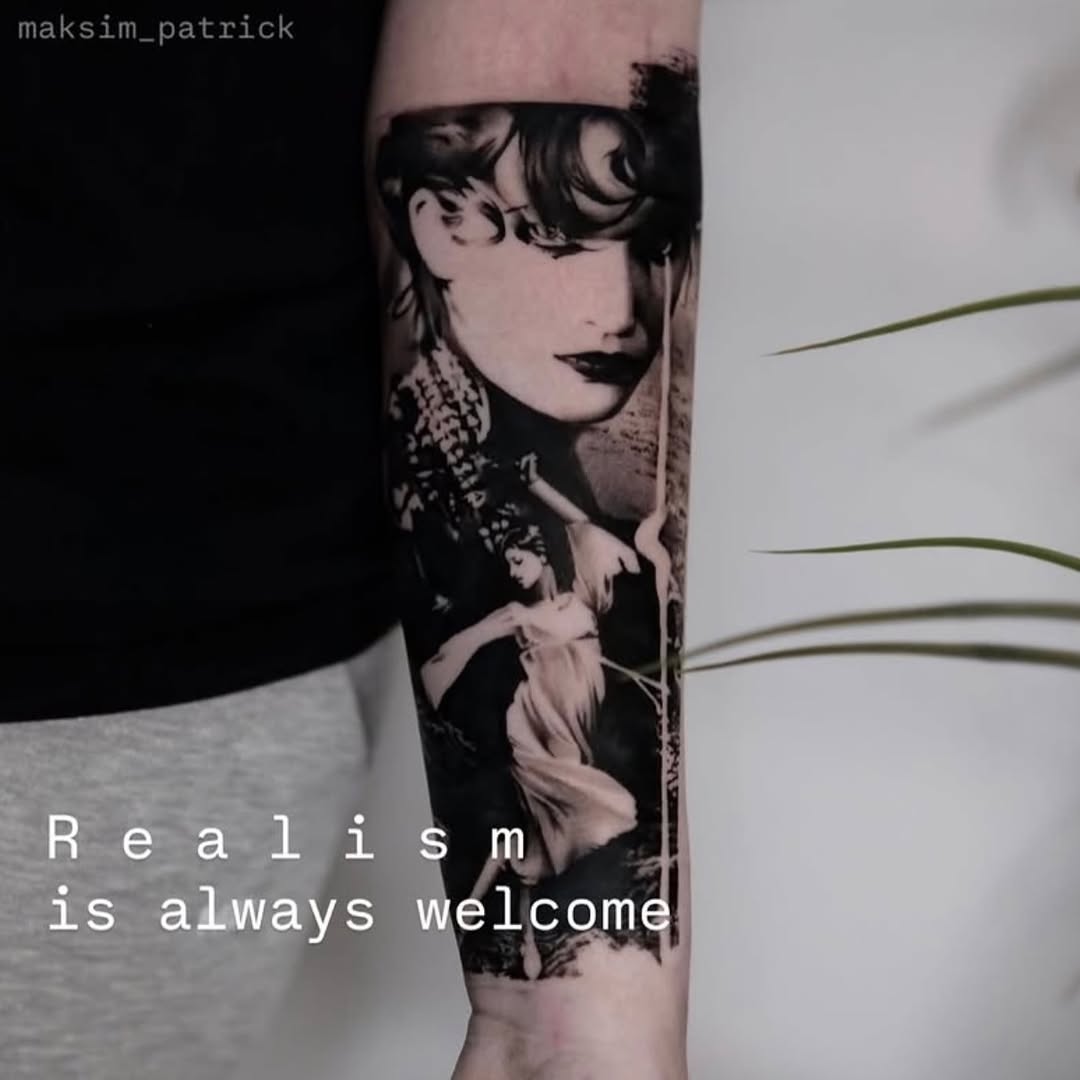 Tattoo by @maksim_patrick — realism, black_and_grey