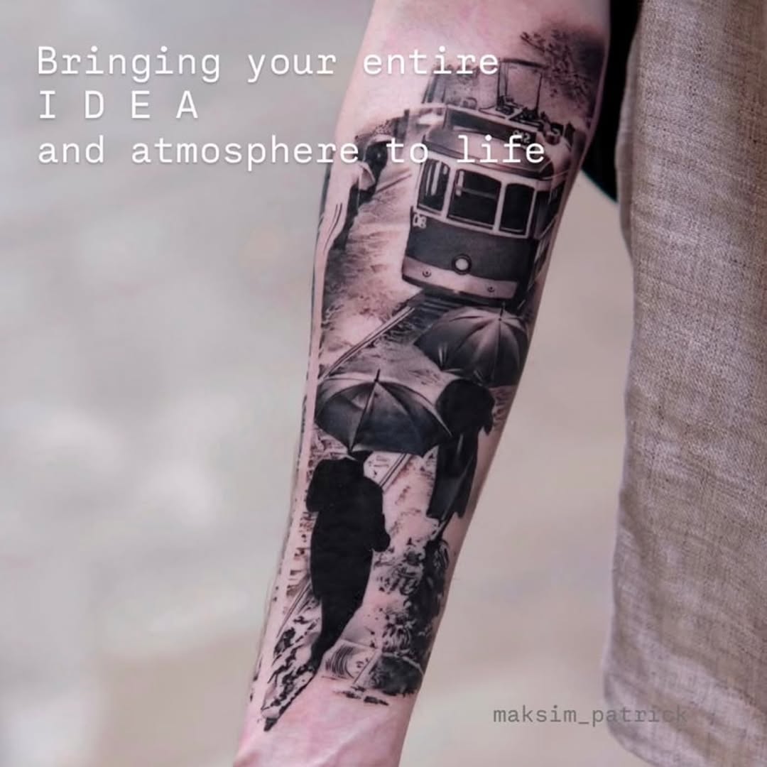 Tattoo by @maksim_patrick — realism, black_and_grey