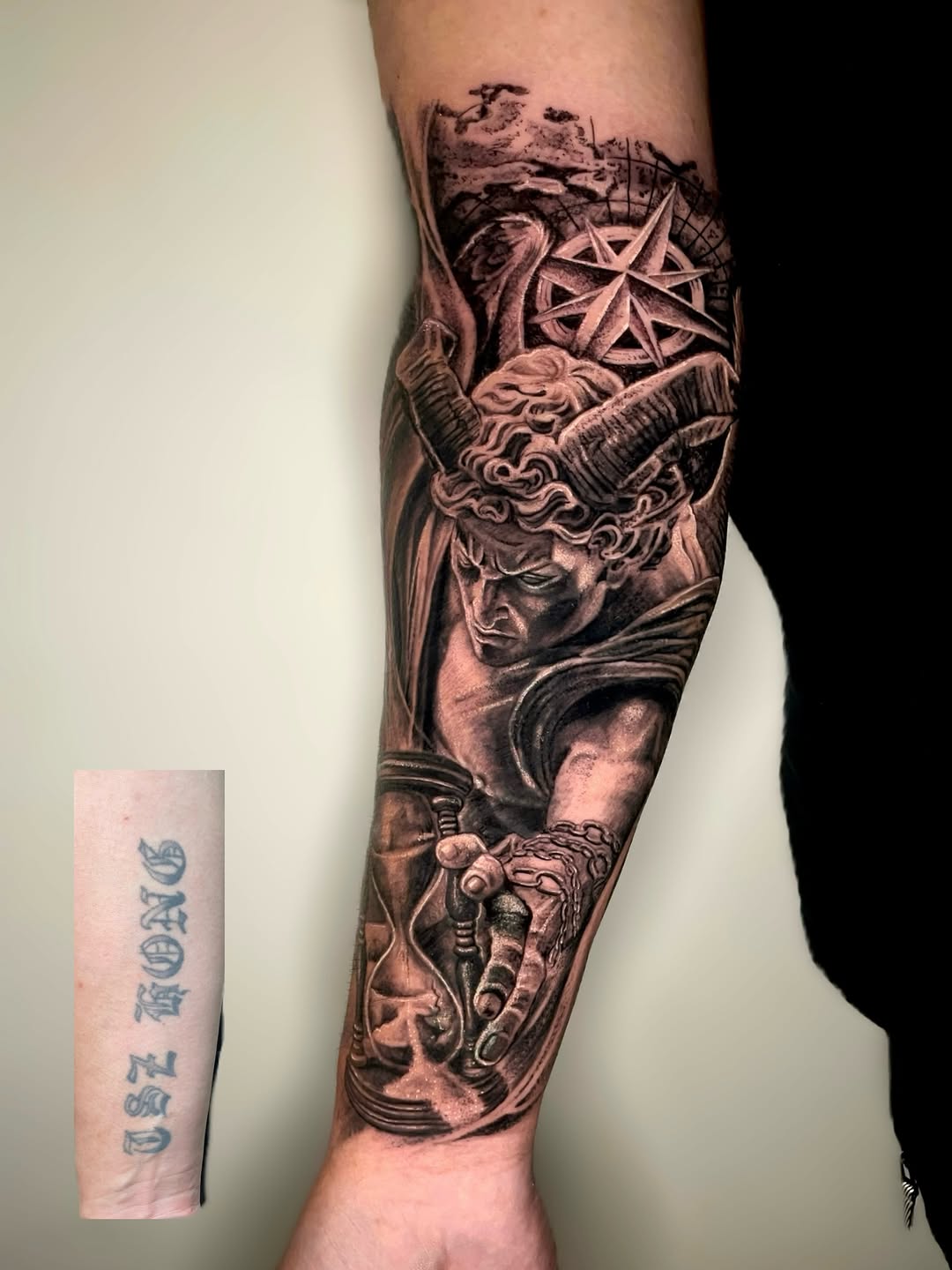 Tattoo by @tommyyu852 — realism, black_and_grey