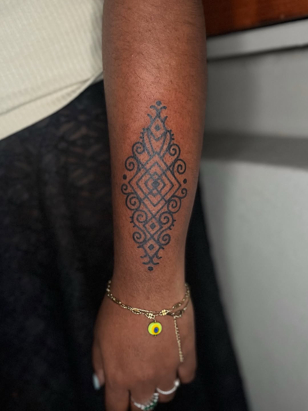 Tattoo by @abigailtattoos — geometric, ornamental