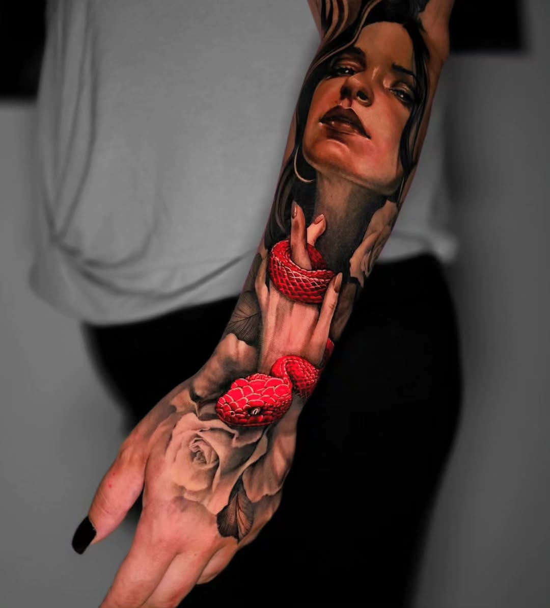 Tattoo by @mary.moss.tats — realism, black_and_grey