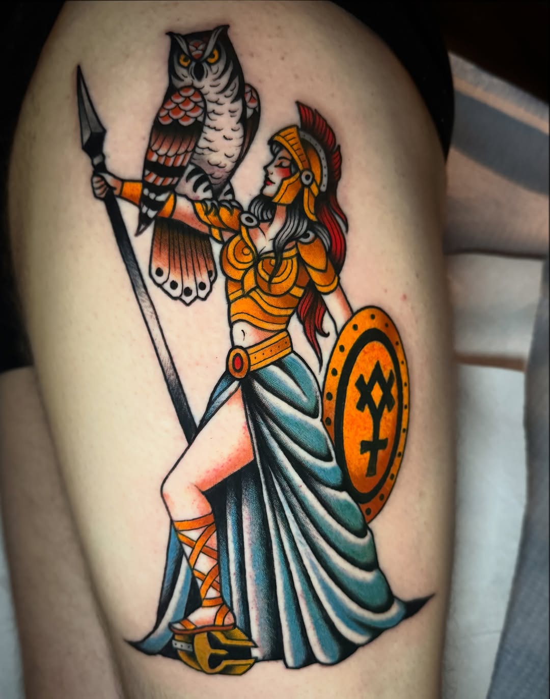 Tattoo by @kmacktattoos โ american_traditional, illustrative