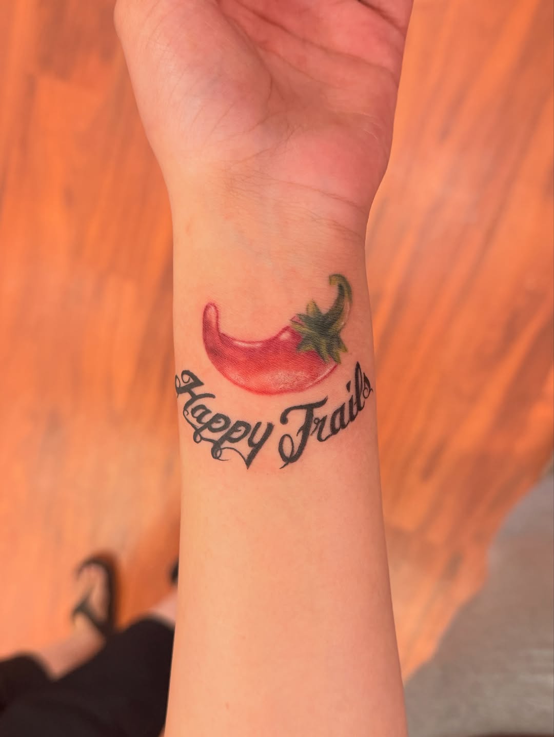 Tattoo by @vibe.ink90 โ lettering_script