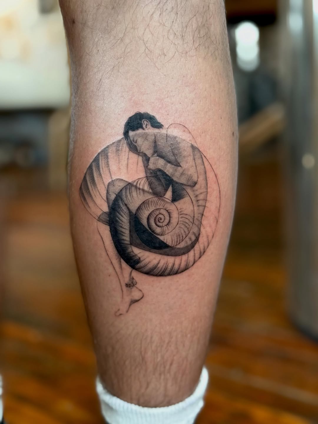 Tattoo by @judetatt — black_and_grey, realism