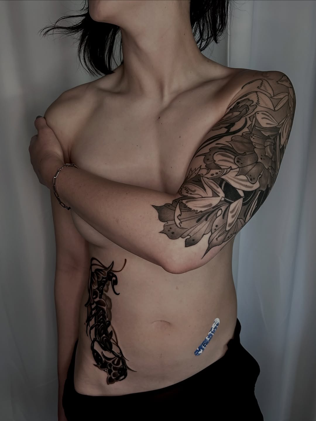 Tattoo by @le_babs — japanese_irezumi, black_and_grey