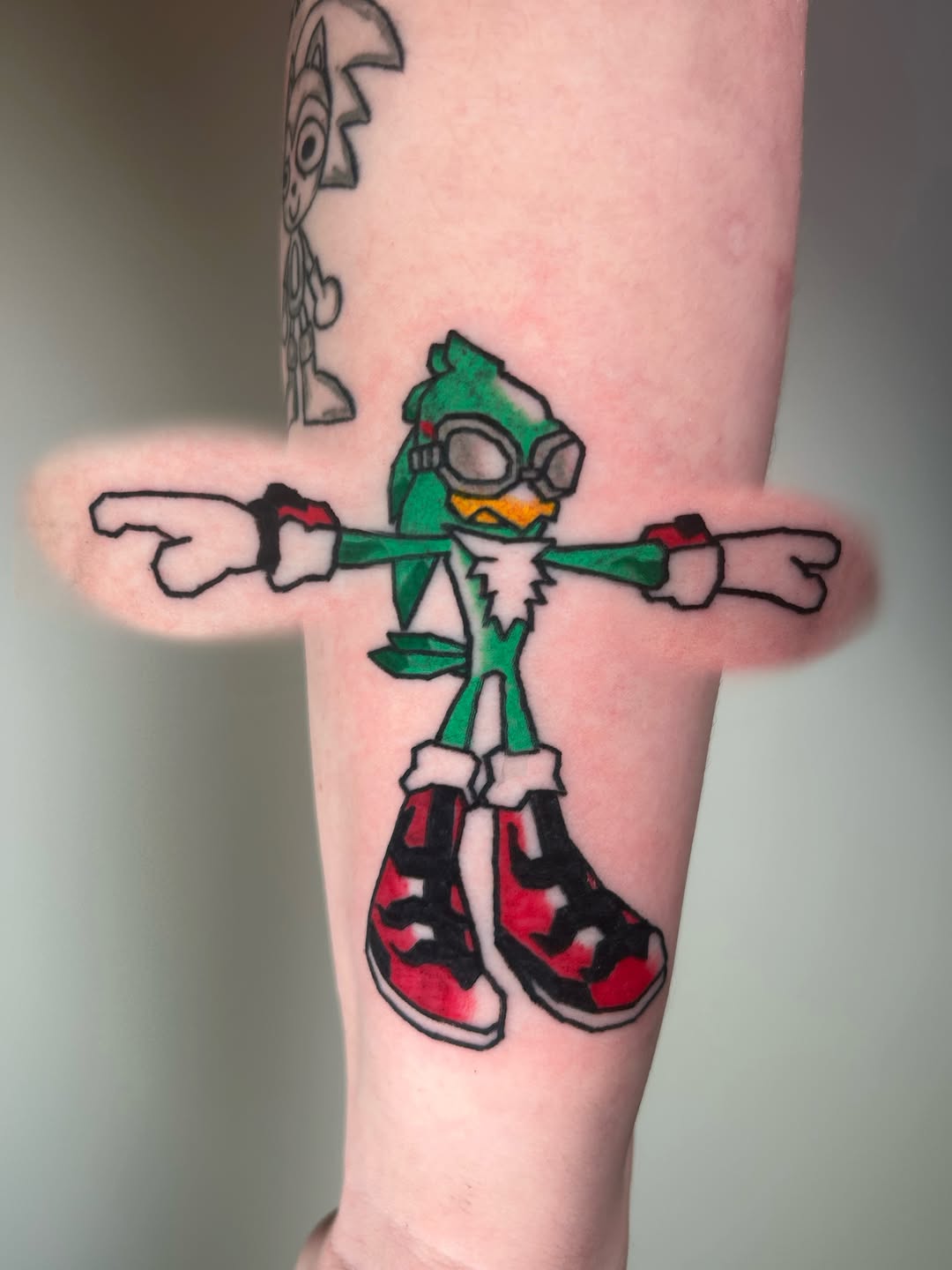 Tattoo by @chronic_the_hedgeh0g — illustrative, new_school