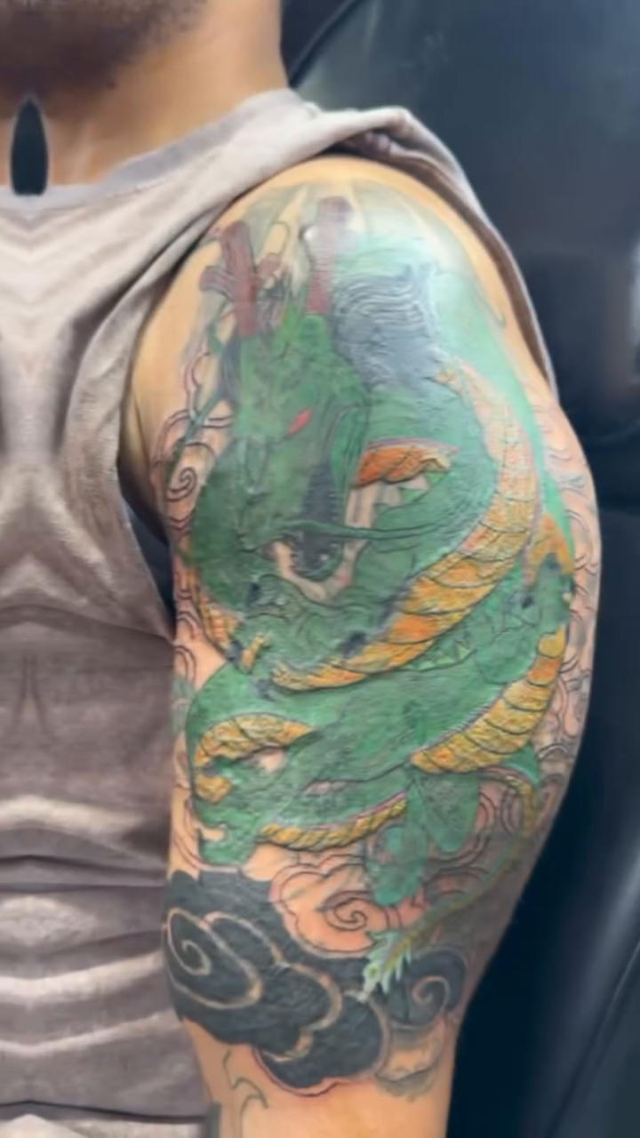 Tattoo by @tyd_inkedbybige — japanese_irezumi, illustrative