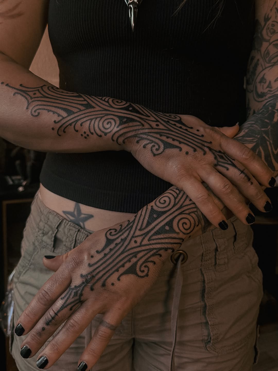 Tattoo by @yasa.tattoo — geometric, illustrative