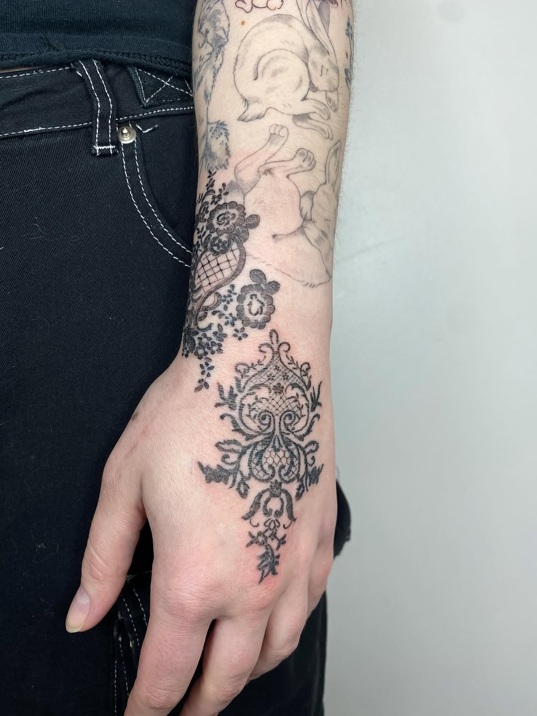 Tattoo by @supercutetattoo — ornamental, blackwork