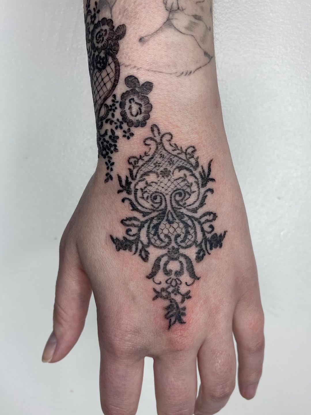 Tattoo by @supercutetattoo — blackwork, ornamental