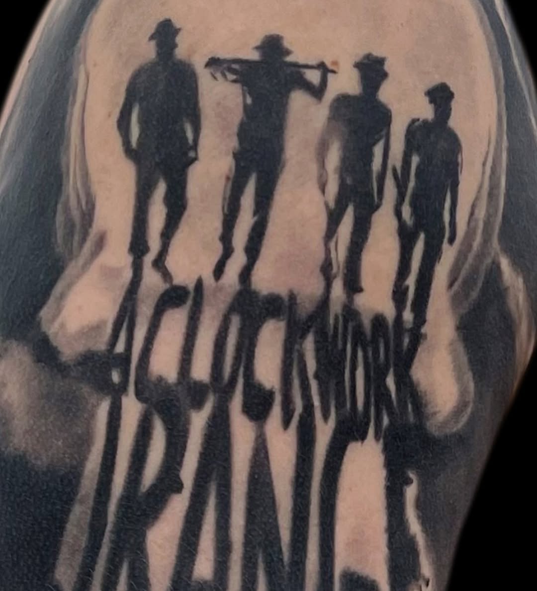 Tattoo by @ghostmantattoo — blackwork, lettering_script