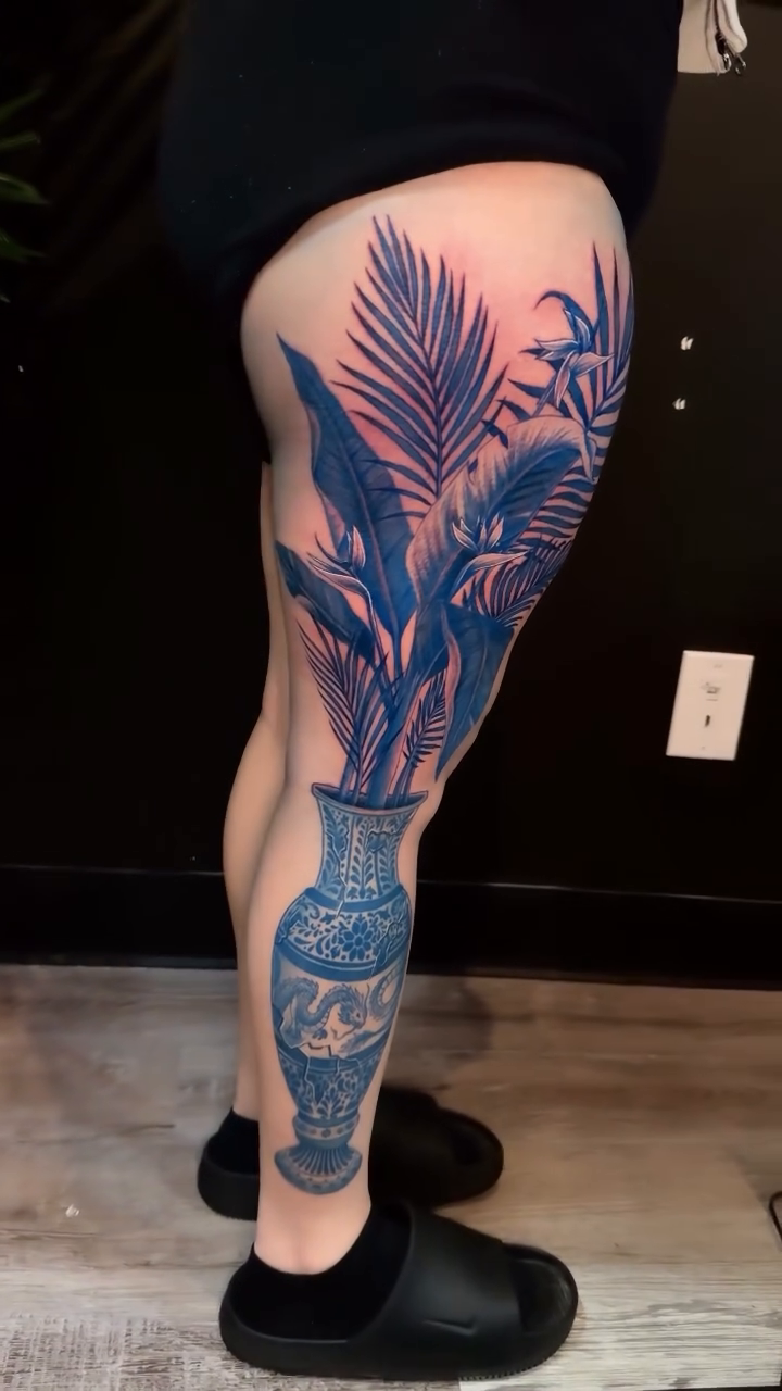 Tattoo by @inkedbychristian — blackwork