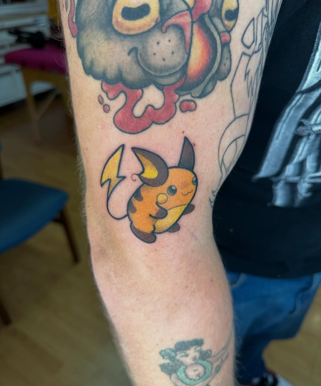 Tattoo by @mandyfostertattoos — new_school, illustrative
