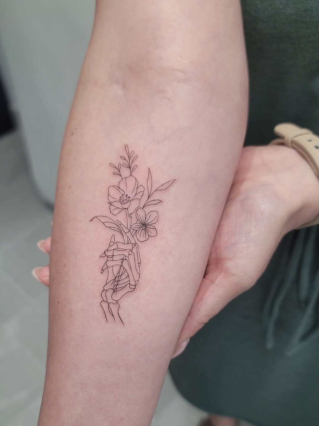 Tattoo by @christinaphungtattoos — fine_line, illustrative