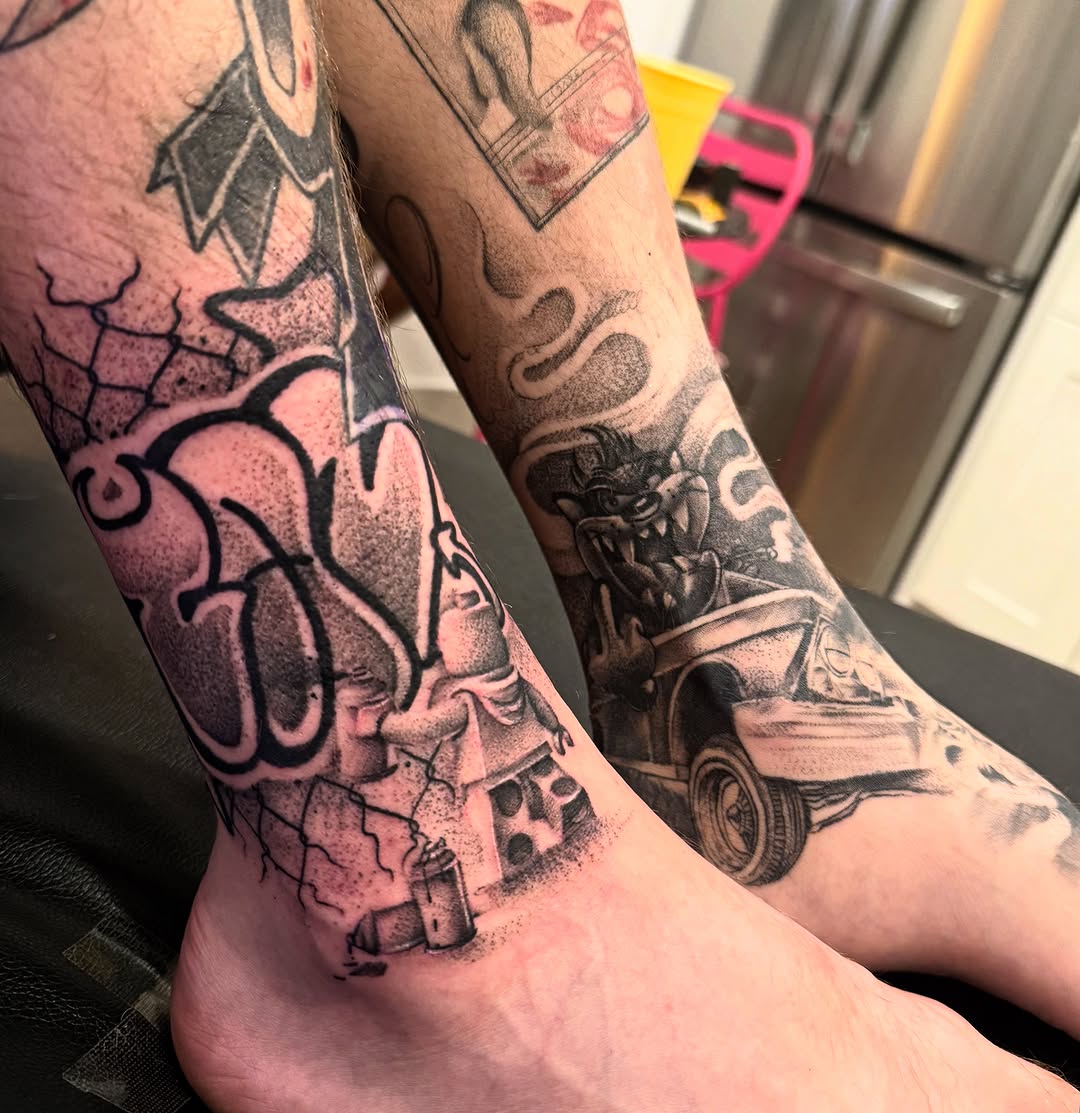 Tattoo by @rks.ink β blackwork, illustrative
